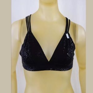 Victoria's Secret PINK Black Bonded Bralette Large